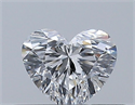 Natural Diamond 0.30 Carats, Heart with  Cut, D Color, VS1 Clarity and Certified by GIA
