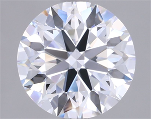 Picture of Lab Grown Diamond 2.06 Carats, Round with Ideal Cut, D Color, VVS2 Clarity and Certified by IGI