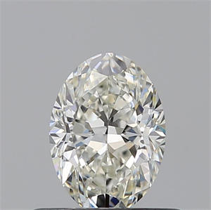 Picture of Natural Diamond 0.53 Carats, Oval with  Cut, I Color, VVS1 Clarity and Certified by GIA