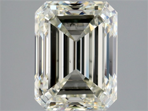 Foto Diamante Natural 3.01 quilates, Esmeralda , Color J, claridad VS2 y certificado HRD de