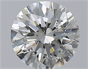 Diamante Natural 1.21 quilates, Redondo , Color H, claridad SI1 y certificado HRD