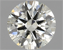 Natural Diamond 1.16 Carats, Round with Excellent Cut, K Color, SI2 Clarity and Certified by GIA