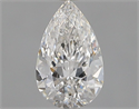 Diamante Natural 0.52 quilates, De pera , Color F, claridad SI1 y certificado GIA