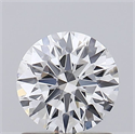 Lab Grown Diamond 1.04 Carats, Round with Ideal Cut, D Color, VVS1 Clarity and Certified by IGI