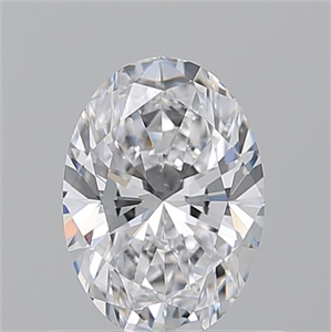 Picture of Natural Diamond 0.71 Carats, Oval with  Cut, D Color, VVS2 Clarity and Certified by GIA