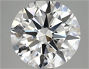 Lab Grown Diamond 2.68 Carats, Round with Excellent Cut, D Color, VS1 Clarity and Certified by GIA