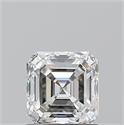 Natural Diamond 1.02 Carats, Asscher with  Cut, G Color, VVS2 Clarity and Certified by GIA