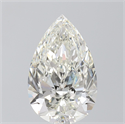 Diamante Natural 4.01 quilates, De pera , Color J, claridad SI1 y certificado GIA
