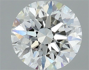 Picture of Natural Diamond 0.43 Carats, Round with Excellent Cut, H Color, SI1 Clarity and Certified by GIA