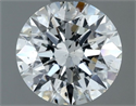 Natural Diamond 0.70 Carats, Round with Excellent Cut, F Color, SI2 Clarity and Certified by GIA