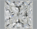 Natural Diamond 2.50 Carats, Princess with  Cut, J Color, VS2 Clarity and Certified by GIA