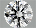 Lab Grown Diamond 3.02 Carats, Round with Ideal Cut, E Color, VS1 Clarity and Certified by IGI