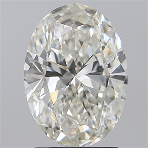 Picture of Natural Diamond 2.01 Carats, Oval with  Cut, I Color, VS2 Clarity and Certified by GIA