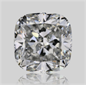 Natural Diamond 1.51 Carats, Cushion with  Cut, E Color, VS2 Clarity and Certified by GIA