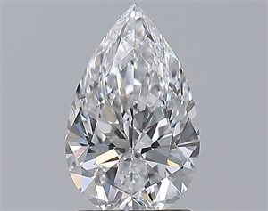 Picture of Natural Diamond 1.51 Carats, Pear with  Cut, D Color, VVS2 Clarity and Certified by GIA