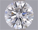Del inventario de diamantes de laboratorio, 0.73 quilates, Redondo , Color D, claridad VVS2 y certificado IGI