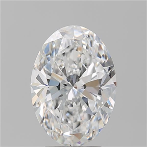 Picture of Natural Diamond 4.01 Carats, Oval with  Cut, E Color, VS1 Clarity and Certified by GIA