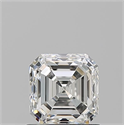 Diamante Natural 1.01 quilates, Asscher , Color H, claridad VS1 y certificado GIA