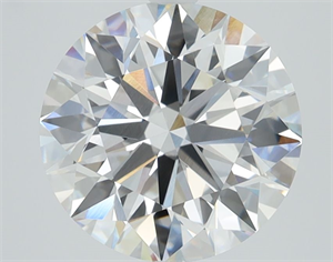Picture of Lab Grown Diamond 3.04 Carats, Round with Ideal Cut, F Color, VVS1 Clarity and Certified by IGI