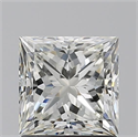 Natural Diamond 1.50 Carats, Princess with  Cut, J Color, VS1 Clarity and Certified by GIA