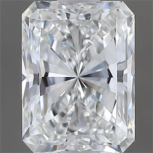 Picture of Natural Diamond 0.60 Carats, Radiant with  Cut, G Color, VVS1 Clarity and Certified by GIA