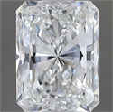 Natural Diamond 0.60 Carats, Radiant with  Cut, G Color, VVS1 Clarity and Certified by GIA