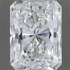 Picture of Natural Diamond 0.60 Carats, Radiant with  Cut, G Color, VVS1 Clarity and Certified by GIA