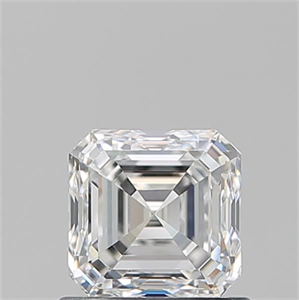 Foto Diamante Natural 0.90 quilates, Asscher , Color E, claridad VS2 y certificado GIA de