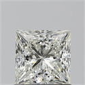 Natural Diamond 1.01 Carats, Princess with  Cut, I Color, VS1 Clarity and Certified by GIA