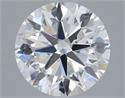 Lab Grown Diamond 3.02 Carats, Round with Very Good Cut, G Color, VVS2 Clarity and Certified by IGI
