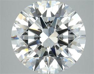 Picture of Natural Diamond 5.01 Carats, Round with Excellent Cut, F Color, VVS2 Clarity and Certified by GIA