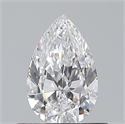 Diamante Natural 0.50 quilates, De pera , Color D, claridad VVS1 y certificado GIA