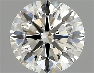 Picture of Natural Diamond 0.70 Carats, Round with Excellent Cut, K Color, VVS2 Clarity and Certified by GIA