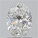 Natural Diamond 1.00 Carats, Oval with  Cut, E Color, VS1 Clarity and Certified by GIA