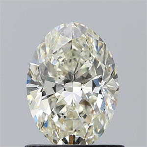 Picture of Natural Diamond 0.90 Carats, Oval with  Cut, K Color, VVS1 Clarity and Certified by GIA