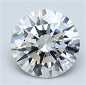 Natural Diamond 2.19 Carats, Round with Excellent Cut, G Color, VVS1 Clarity and Certified by GIA