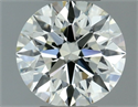 Natural Diamond 0.51 Carats, Round with Excellent Cut, L Color, VVS1 Clarity and Certified by GIA