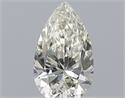 Natural Diamond 0.71 Carats, Pear with  Cut, K Color, SI1 Clarity and Certified by GIA
