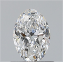 Diamante Natural 0.70 quilates, Ovalado , Color E, claridad VVS2 y certificado GIA