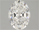Natural Diamond 1.51 Carats, Oval with  Cut, E Color, I1 Clarity and Certified by GIA