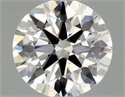 Natural Diamond 0.41 Carats, Round with Excellent Cut, G Color, IF Clarity and Certified by GIA