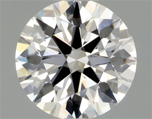 Picture of Natural Diamond 0.41 Carats, Round with Excellent Cut, G Color, IF Clarity and Certified by GIA