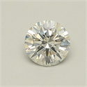 Diamante Natural 0.68 quilates, Redondo , Color J, claridad SI2 y certificado GIA