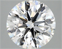 Del inventario de diamantes de laboratorio, 4.05 quilates, Redondo , Color E, claridad VVS2 y certificado IGI