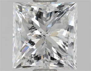 Foto Diamante Natural 1.00 quilates, Princesa , Color E, claridad SI2 y certificado HRD de