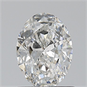 Diamante Natural 0.70 quilates, Ovalado , Color F, claridad SI1 y certificado GIA