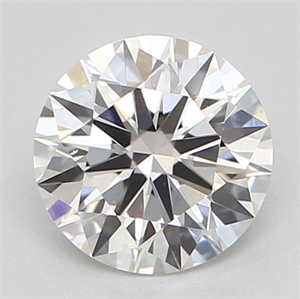 Foto Diamante Natural 0.53 quilates, Redondo , Color H, claridad VS2 y certificado GIA de