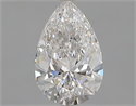 Natural Diamond 0.71 Carats, Pear with  Cut, E Color, SI2 Clarity and Certified by GIA