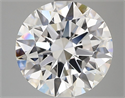 Lab Grown Diamond 3.51 Carats, Round with Excellent Cut, F Color, VVS2 Clarity and Certified by IGI