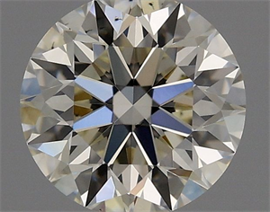 Foto Diamante Natural 0.90 quilates, Redondo , Color K, claridad SI1 y certificado GIA de